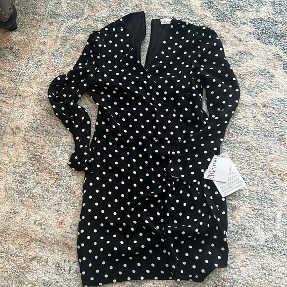 Red Valentino polka dot mini dress - Picture 3 of 11